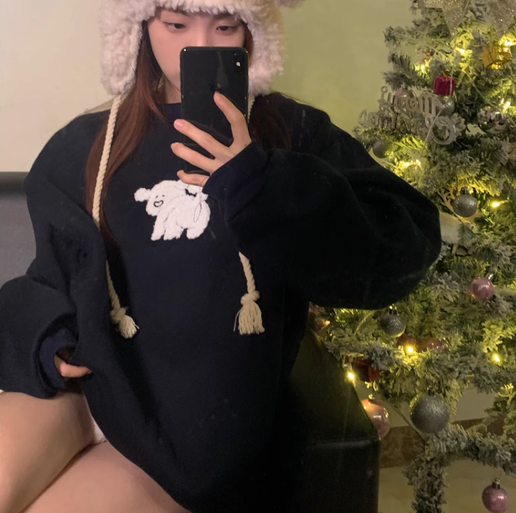 Polar fleece sweater