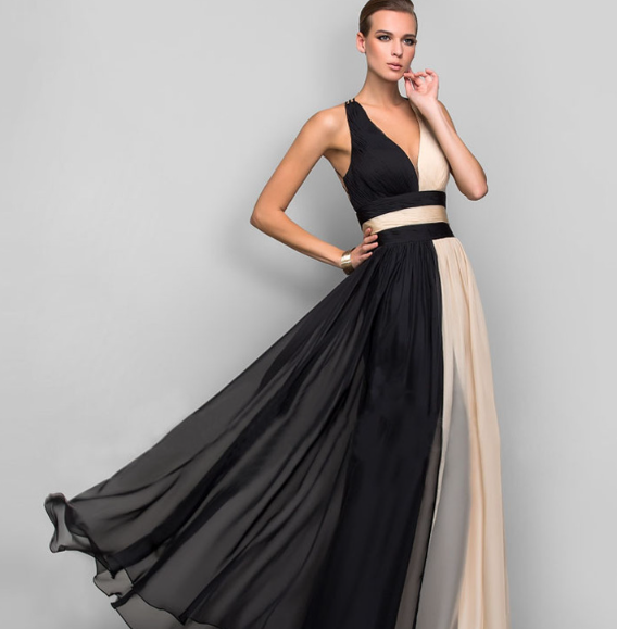 Stylish open back dress