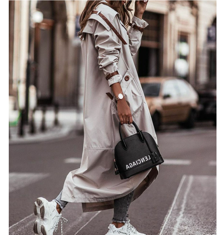 Women's Trench Coat Image 6