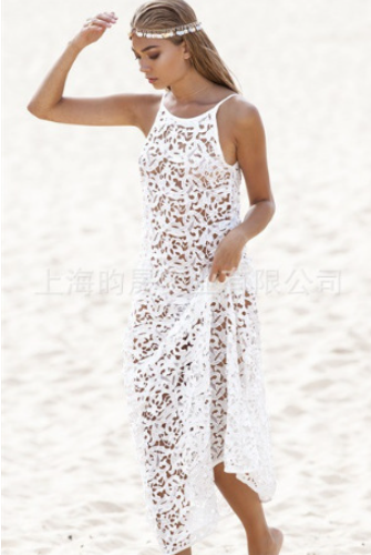 Lace Cover-Up Dress Detail