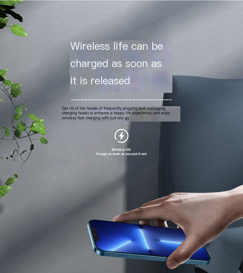 Wireless Charging Alarm Clock - Night Light