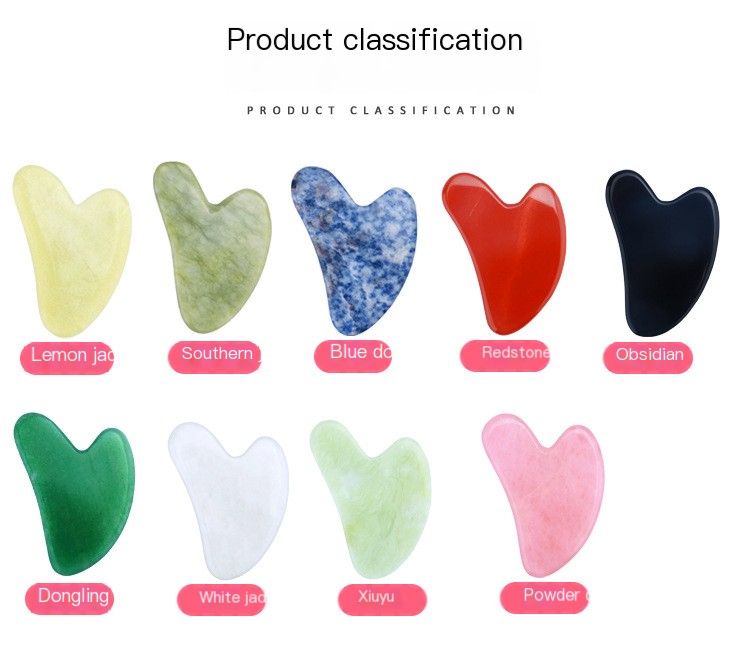 Natural Powder Crystal Gua Sha Board