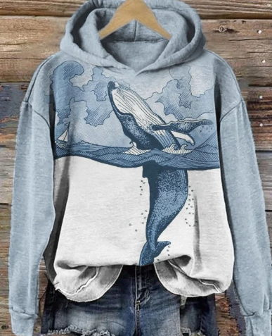 Women's Hooded Coat Sweatshirt 3