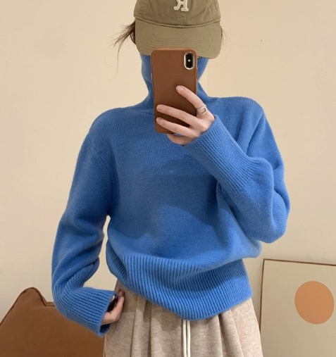 Cashmere Pullover Blue