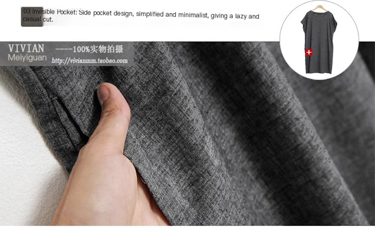 Cotton-Linen Dress Image 6