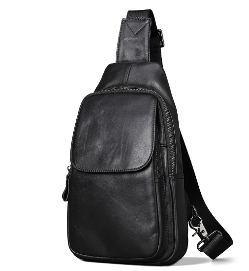 Men's Chest Bag - Dark Brown