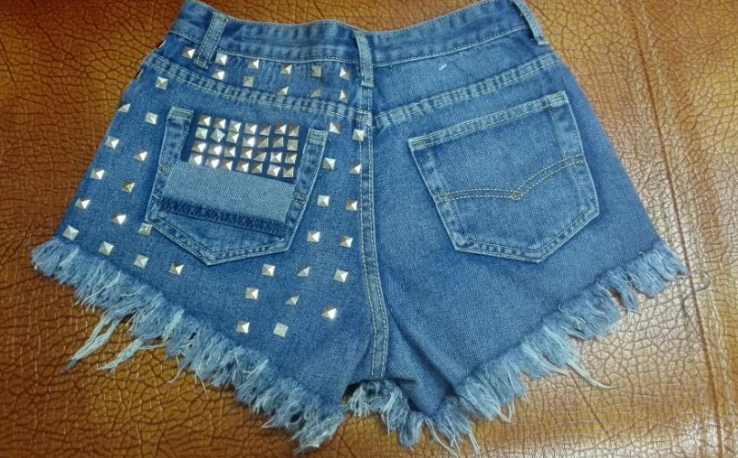Distressed Denim Shorts 3