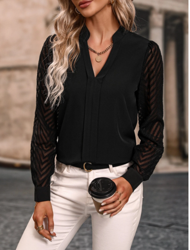Chiffon Blouse Side View