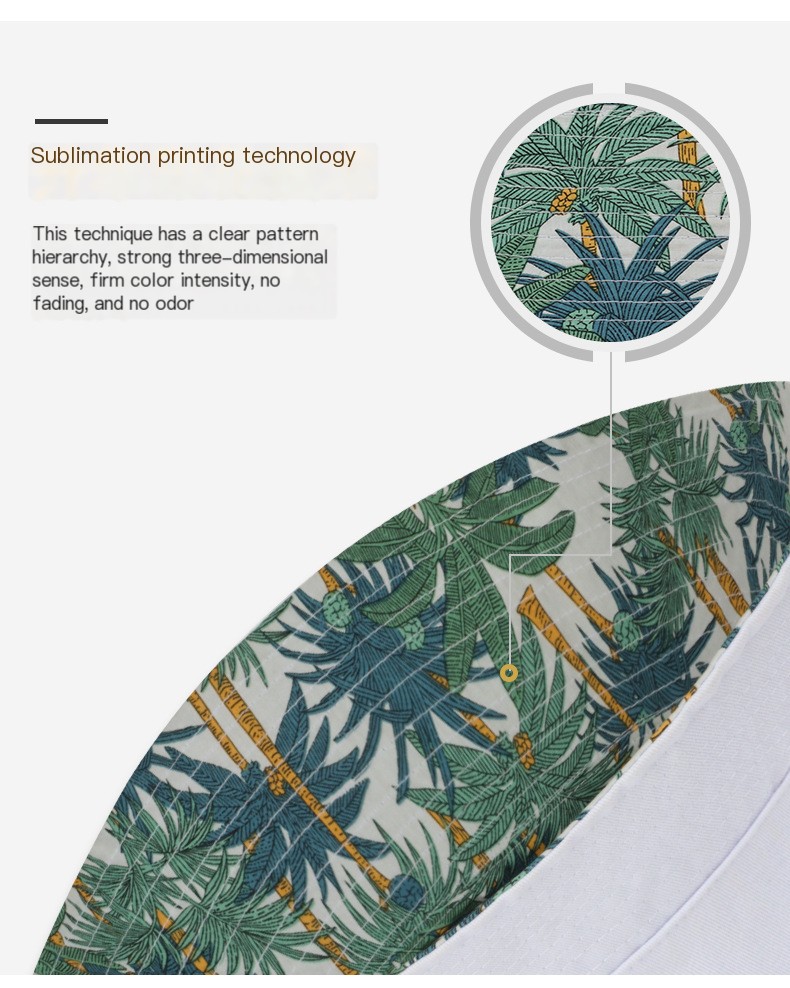 Men's Reversible Hawaiian Bucket Hat 4