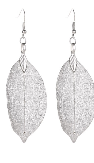Leaf Earrings Display 2