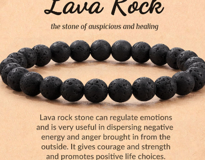 Volcanic Stone Beads Bracelet 5