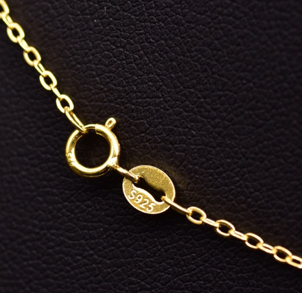 Rose Gold Starry Sky Necklace Close-up