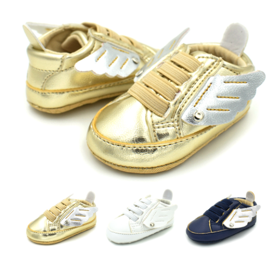 Gold Baby Shoes
