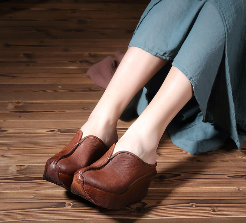 Summer Thick-soled Wedge Heels Image 4