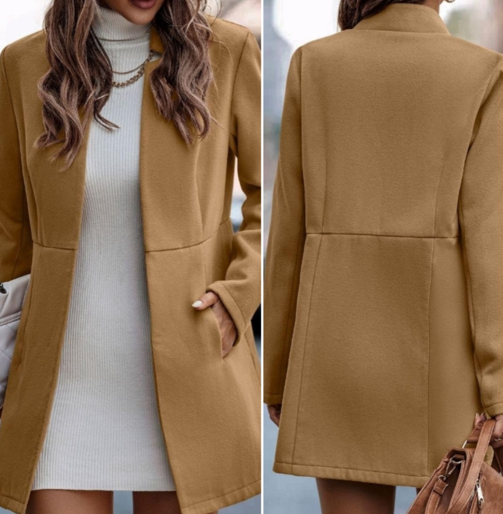 Coat in grey