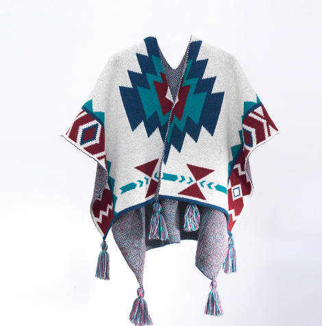 Contrast Print Zip-Up Long Bodysuit Color A