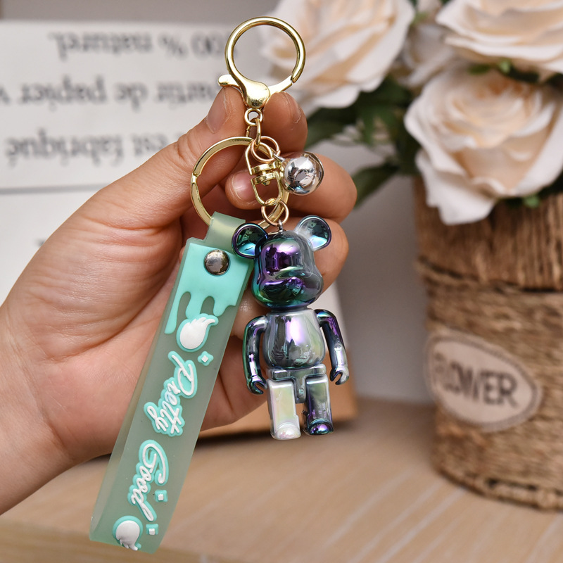 Colorful Bear Keychain