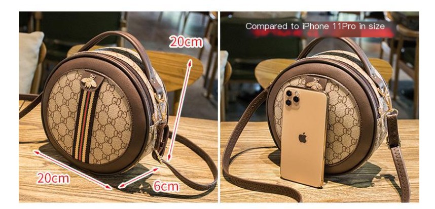 Small Round Bag Red