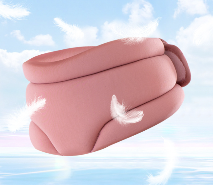 Neck Support Pillow Bean Paste Pink
