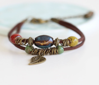 Ceramic Beads Bracelet Image 1