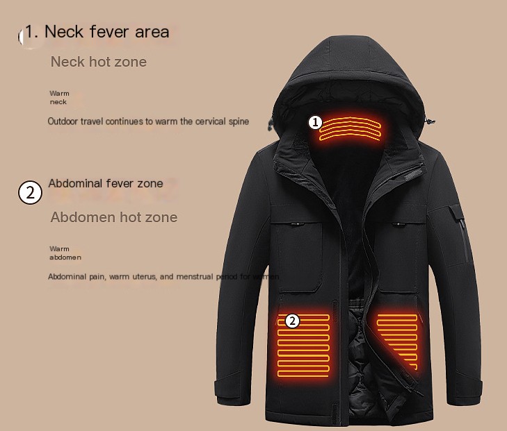 Smart Heating Down Jacket Image 3