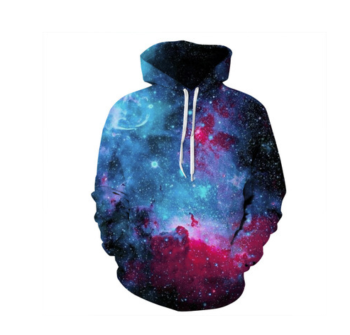 3D Cool Printed Pullover Hoodie