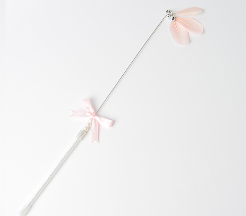 Acrylic Handle Cat Teaser Wand - Image 4