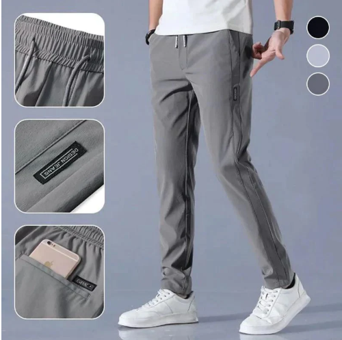 Cal?a de Seda Respirável Masculina - SilkPants?? image