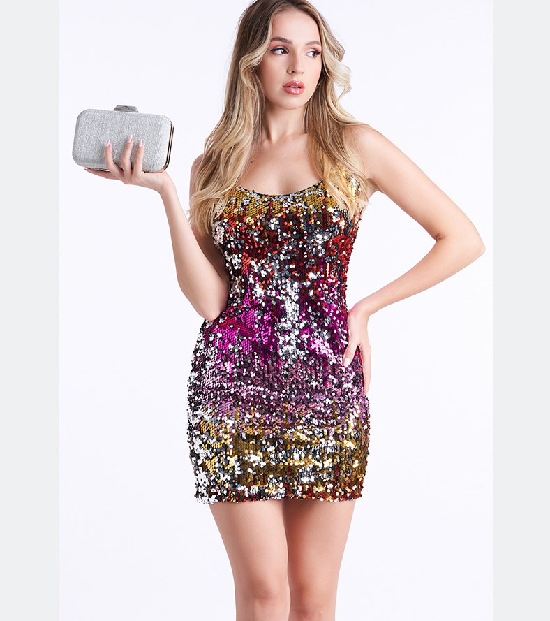 Sequined Dress - Green