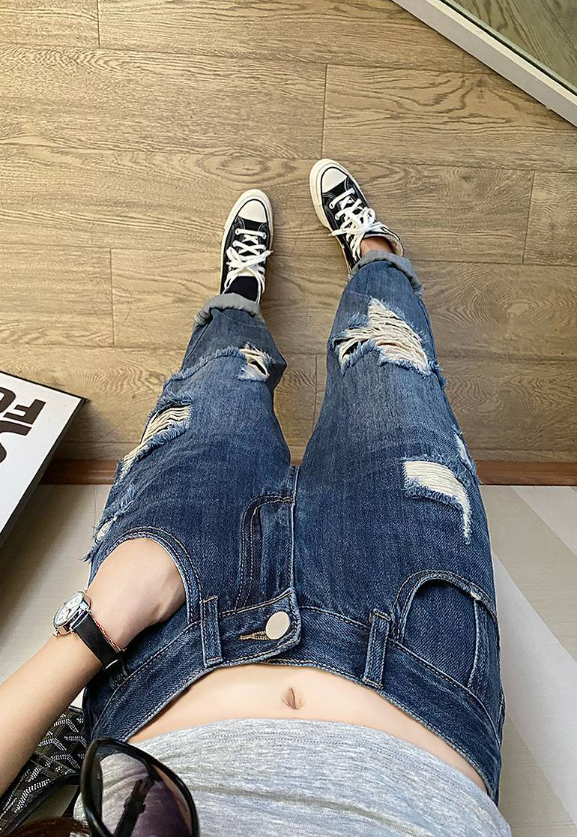 Distressed Ripped Jeans