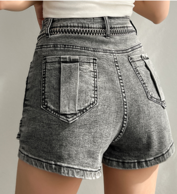 DEAT Fashion Denim Skirt Side View