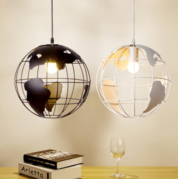 Globe Pendant Light Black