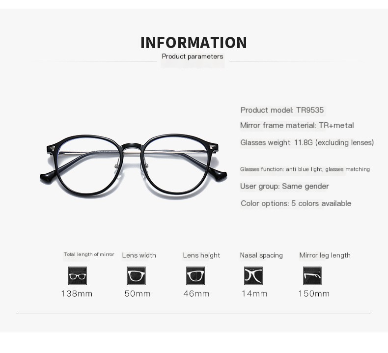 Stylish Anti-Blue Light Glasses