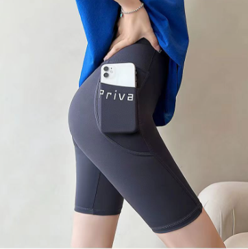 Five-Point Butt-Lifting Sports Pants