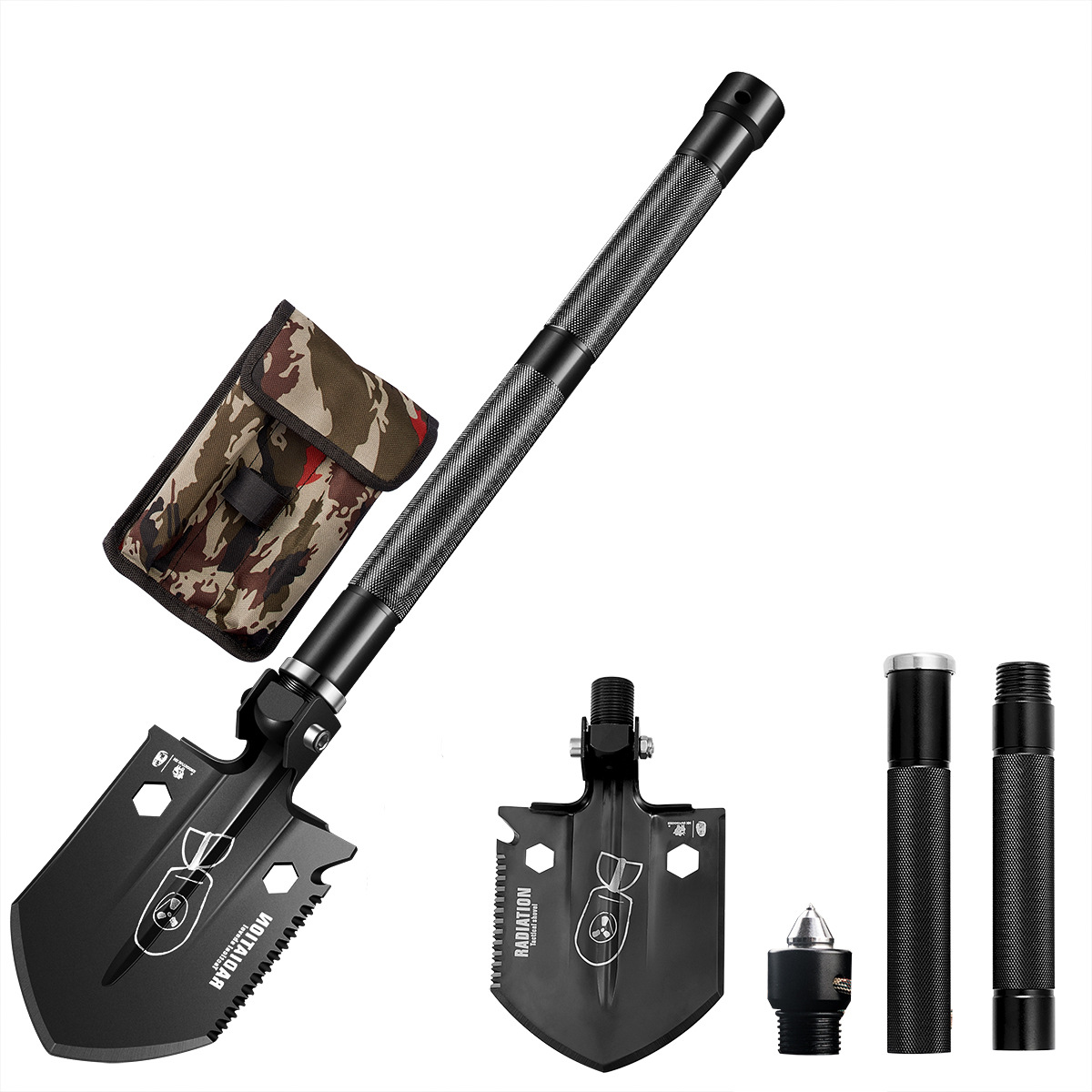 Multi-Functional Folding Military Shovel