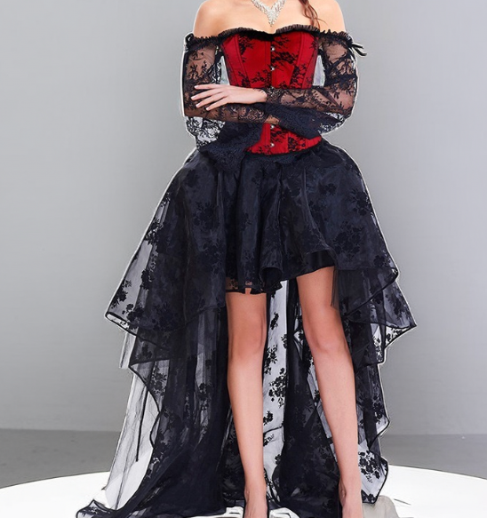 Day of the Dead Christmas Palace Corset Image 5