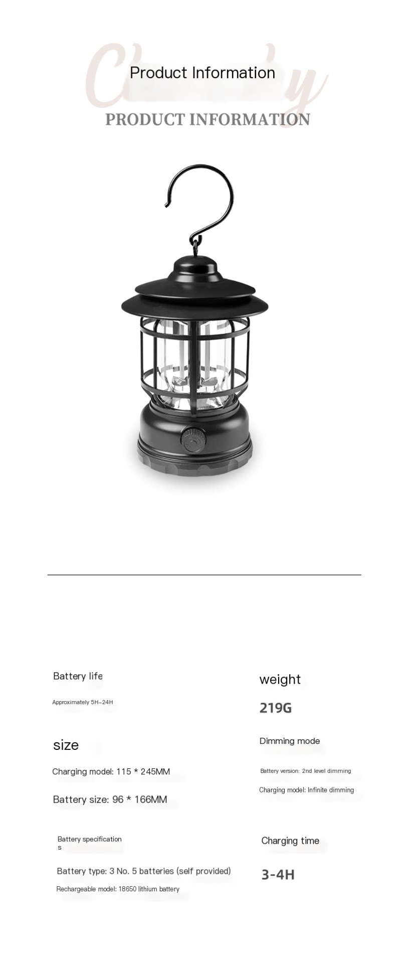 Retro Camping Lamp 5