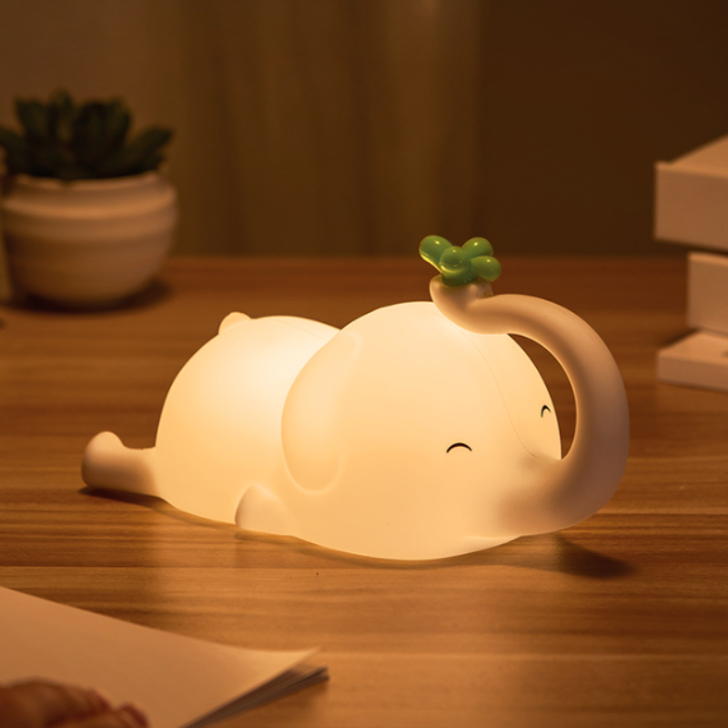 Cute Dumbo Night Light - Perfect Bedside Lamp for Kids' Rooms Ideal Birthday & Holiday Gift image