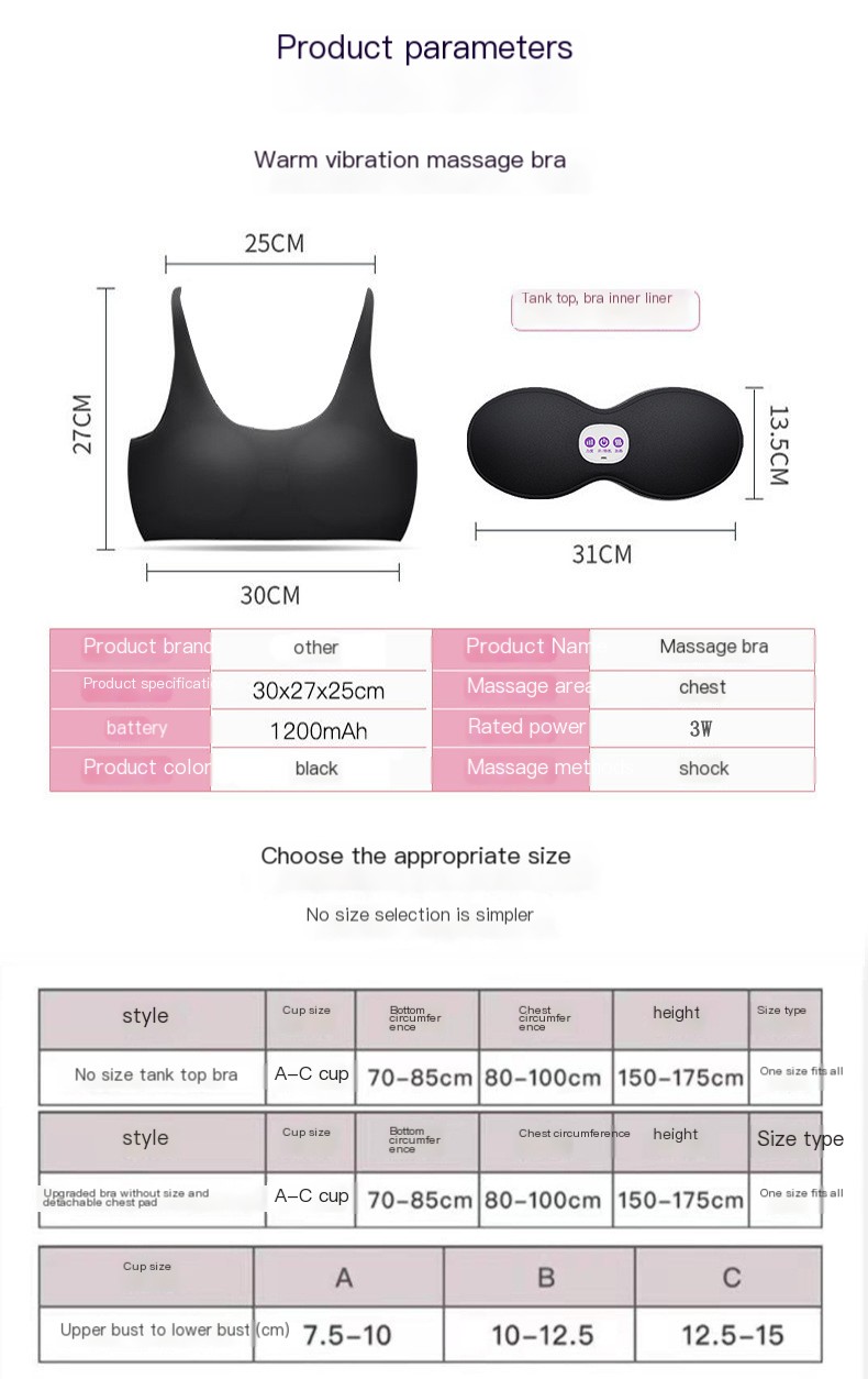 Chest Massage Bra Image 6