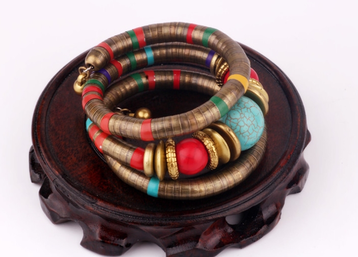 Bohemian Multi-layer Beaded Bracelet Image 4