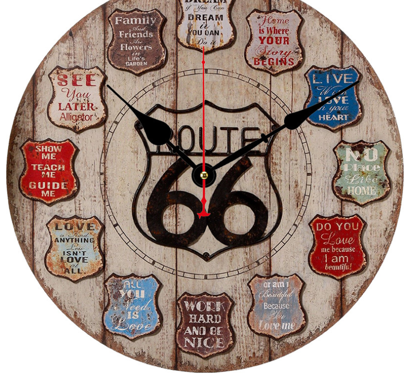 Wooden Wall Clock Image 4