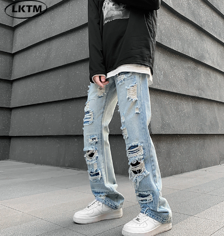Wearing Kaalixto Ripped Jeans