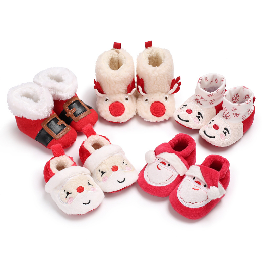 Christmas Baby Shoes 1