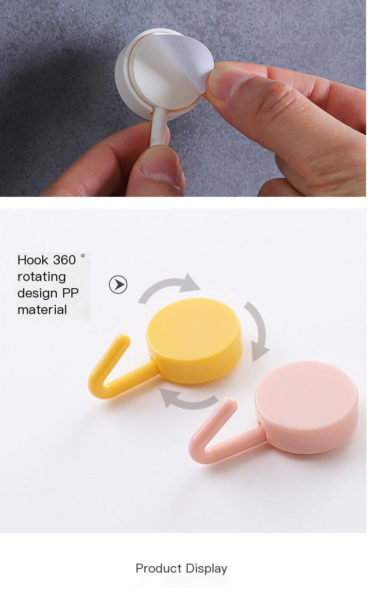 Nordic Round Adhesive Hook 2