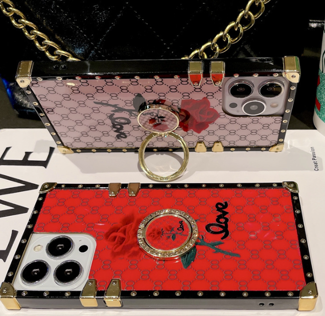 3D Rose Embroidered Case 2