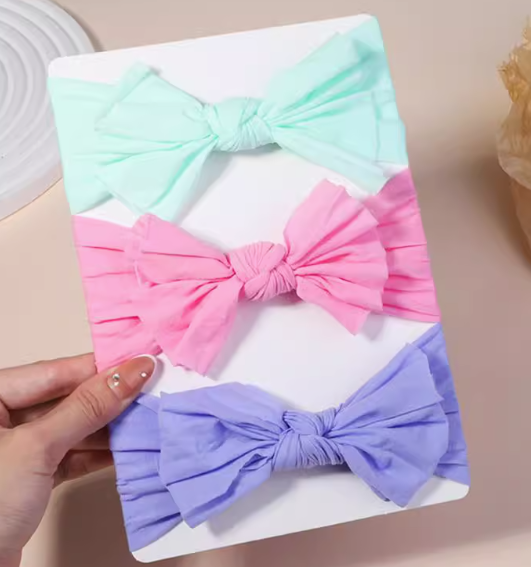 3Pcs/Lot Cable Knit Baby Headbands for Children Elastic Baby Girls Turban Kids Hair Bands Newborn Headwrap Baby Hair Accessories