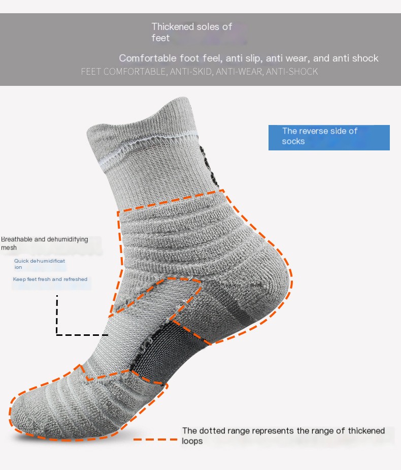 Elite Basketball Socks Image 7