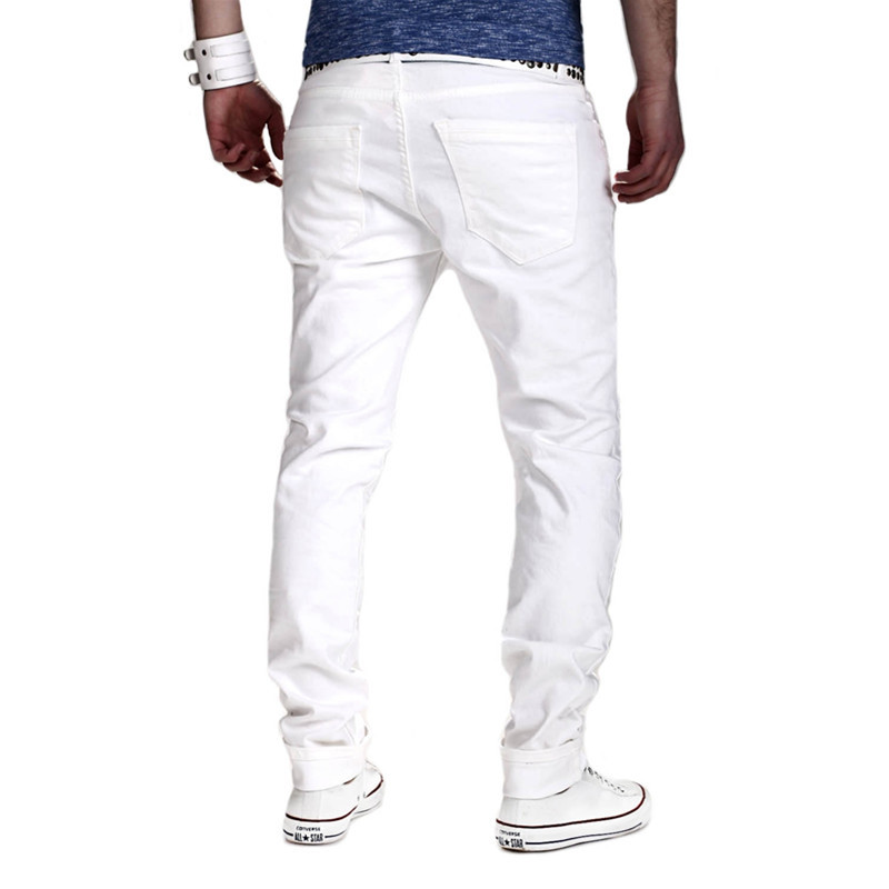 Men's Ripped Pants - Back View