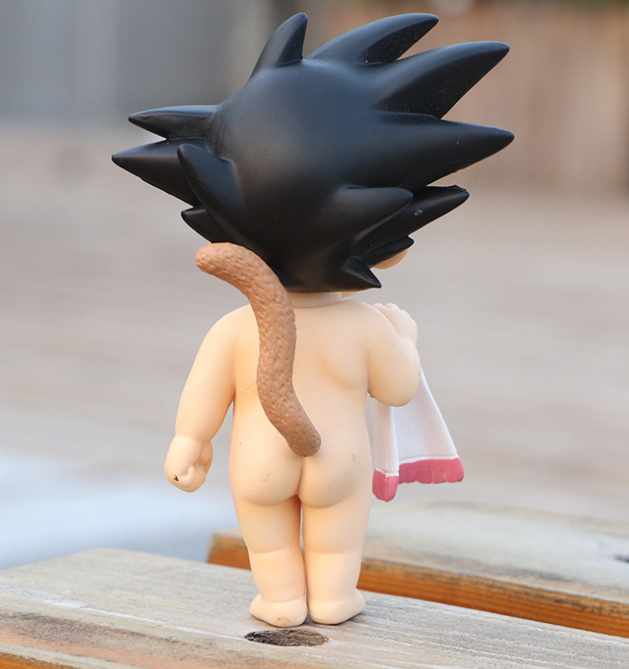 Figura Goku Vista Traseira
