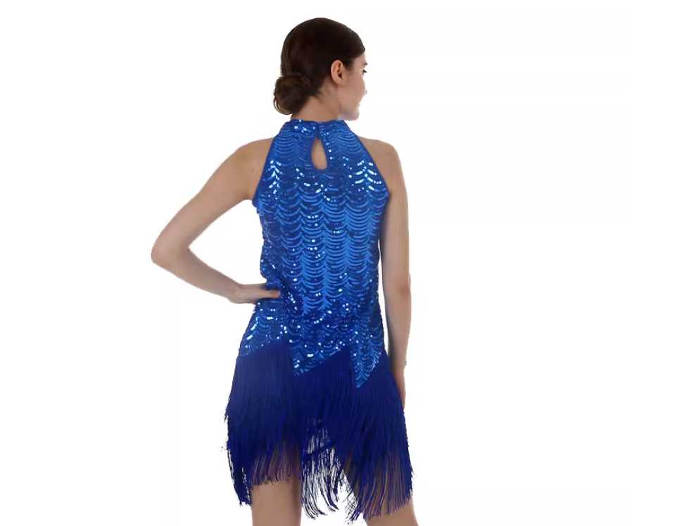 Sequined Fringe Dress Image 4